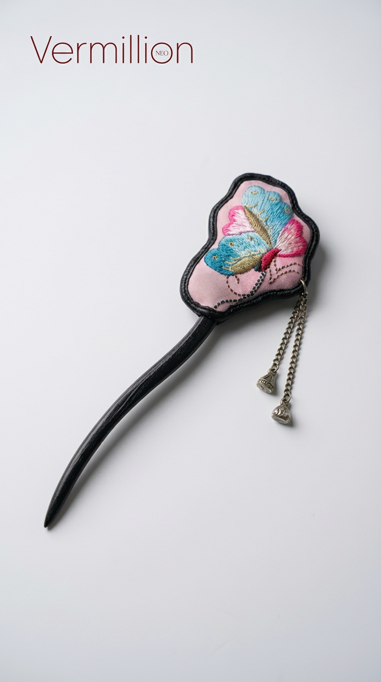 粉黛蝶影Hair Stick
