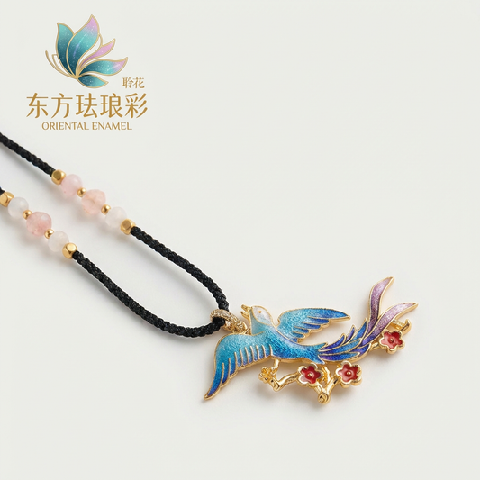 青鸟衔花Necklace