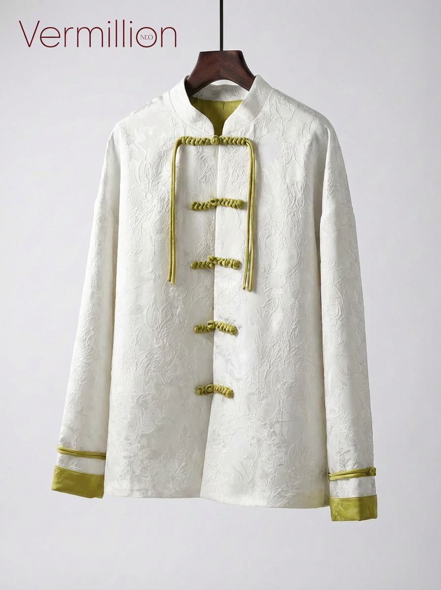 雪融青芽Chinoiserie-style Jacket