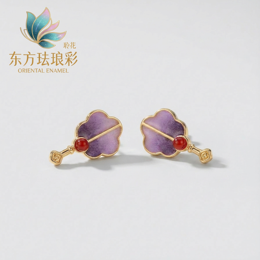 紫扇瑶光Earrings