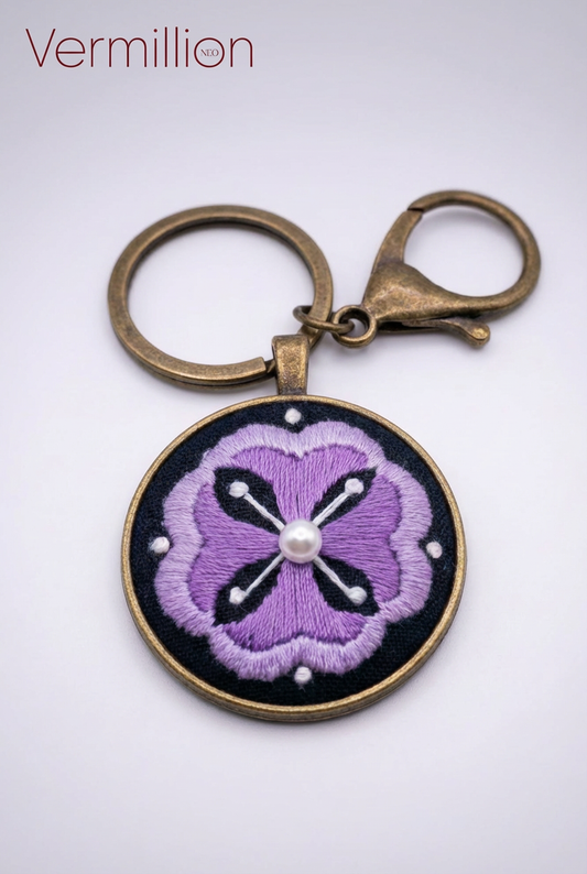 花漾锦绣Embroidery Keychain